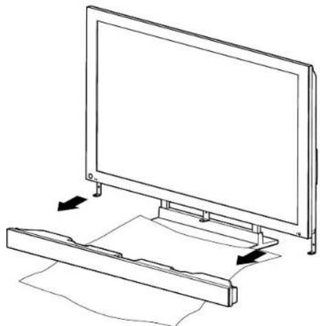 PIONEER PDP4280HD - Extracción del soporte - 1