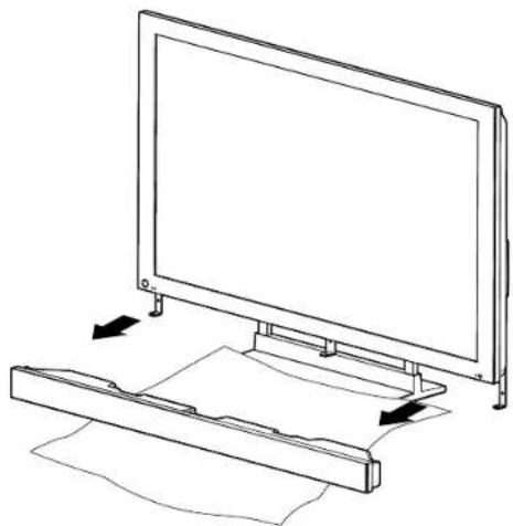 PIONEER PDP4280HD - Detach the supplied speaker if it has already been installed. - 1