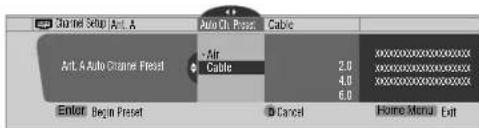 PIONEER PDP4280HD - Using Auto Channel Preset - 1