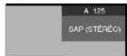PIONEER PDP4280HD - Au cours de la réception de signaux STÉRÉO + SAP - 2