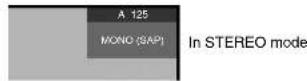 PIONEER PDP4280HD - When receiving MONO + SAP sound signals - 1