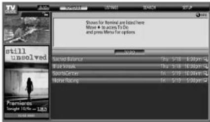 PIONEER PDP4280HD - Scheduling reminders - 1