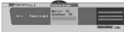 PIONEER PDP4280HD - Select "Puisstance du signal" (/puks ENTER). - 1