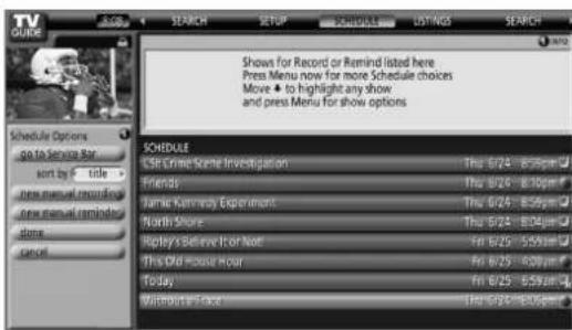PIONEER PDP4360HD - Scheduling recordings and reminders - 2
