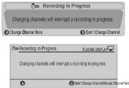 PIONEER PDP4360HD - While recording is in progress - 2