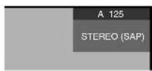 PIONEER PDP4360HD - When receiving STEREO + SAP sound signals - 1