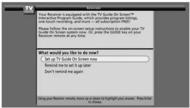PIONEER PDP4360HD - Reminder Screen - 1