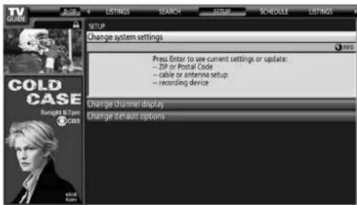 PIONEER PDP4360HD - Changing setup options - 2