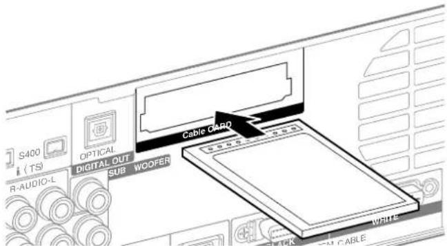 PIONEER PDP4360HD - Colocacion de la tarjeta CableCARDTM - 2