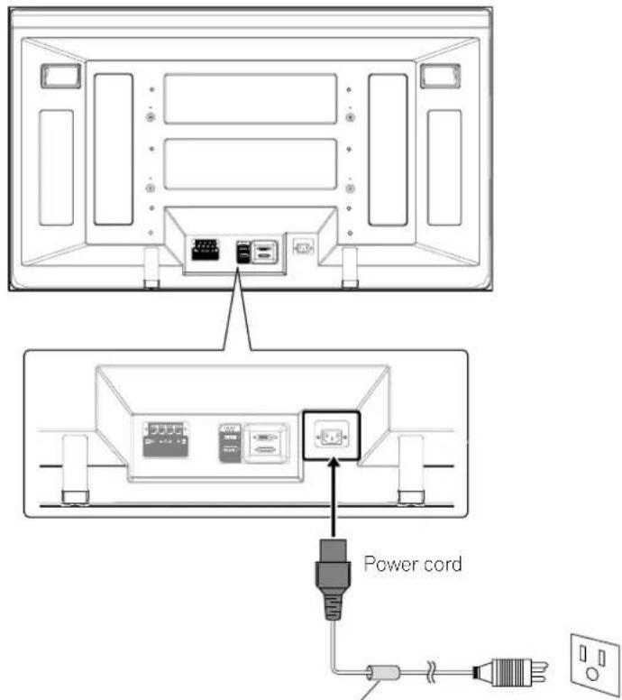 PIONEER PDP4360HD - Plasma Display (rear view) - 1