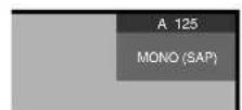 PIONEER PDP4360HD - Au cours de la réception de signaux MONO + SAP - 1