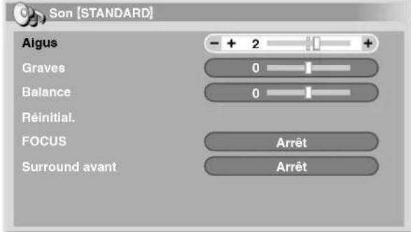 PIONEER PDP4360HD - Réglages du son - 1