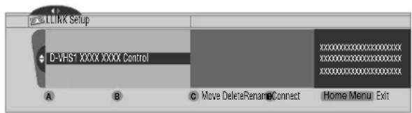 PIONEER PDP4360HD - Setting up for controlling a D-VHS recorder - 1