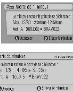 PIONEER PDP4360HD - Quand I'enregistrement est sur le point de commencer - 1
