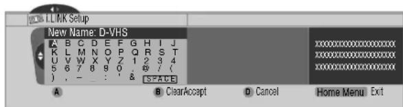 PIONEER PDP4360HD - To change the name of a device: - 1