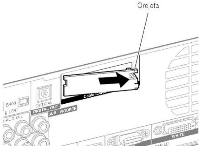 PIONEER PDP4360HD - Colocacion de la tarjeta CableCARDTM - 1