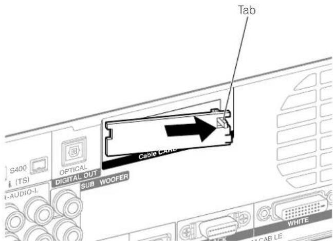 PIONEER PDP4360HD - Inserting the CableCARD™ - 1