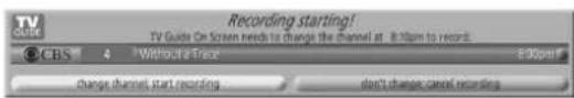 PIONEER PDP4360HD - When the recording is about to start - 1