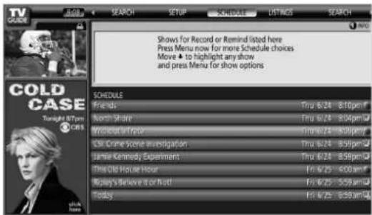 PIONEER PDP4360HD - Scheduling recordings and reminders - 1