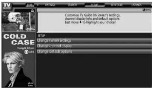 PIONEER PDP4360HD - Changement des options de configuration - 1