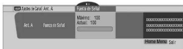 PIONEER PDP4360HD - Comprobación de la intensidad de la seals - 1