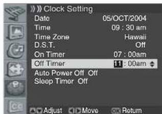 PIONEER PDP42A3HD - Setting the Plasma Display Off Time - 2