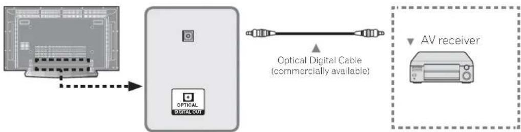 PIONEER PDP42A3HD - Connecting to the DIGITAL Audio Output - 1