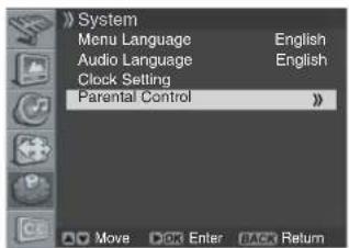 PIONEER PDP42A3HD - Activating the Parental Control - 1