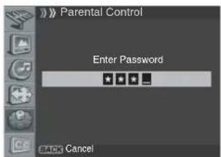 PIONEER PDP42A3HD - Activating the Parental Control - 2