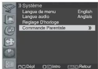 PIONEER PDP42A3HD - Réglage du classement volunteered des films (MPAA) - 1