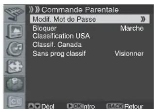 PIONEER PDP42A3HD - Réglage du classement volunteered des films (MPAA) - 3
