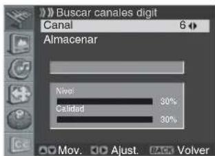 PIONEER PDP42A3HD - Búsqueada manual de canales digitales - 1
