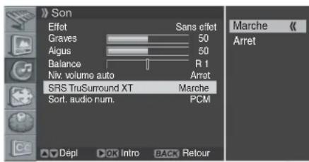 PIONEER PDP42A3HD - Réglage du son surround - 1