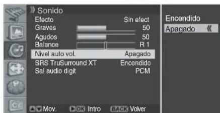 PIONEER PDP42A3HD - Ajuste automatico del volumen - 1