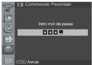 PIONEER PDP42A3HD - Activation de la restriction parentale - 2