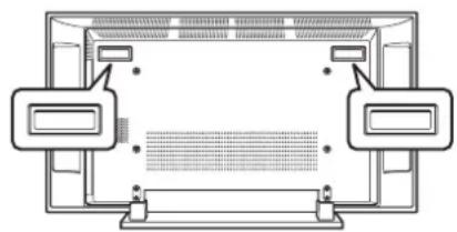 PIONEER PDP42A3HD - Asideros en la parte posterior de la Pantalla de plasma - 1