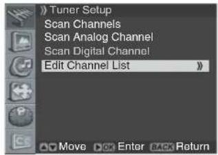 PIONEER PDP42A3HD - Editing Channel List - 1