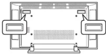 PIONEER PDP42A3HD - Handles at the rear of the Plasma Display - 1
