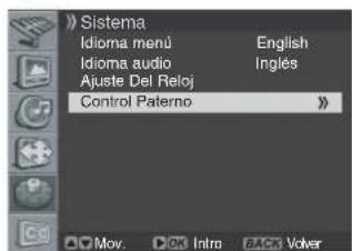 PIONEER PDP42A3HD - Configuración del sistema voluntario de calificación de cine (MPAA) - 1