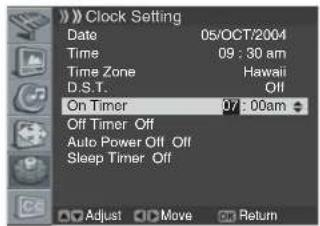 PIONEER PDP42A3HD - Setting the Plasma Display On Time - 2