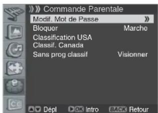 PIONEER PDP42A3HD - Activation de la restriction parentale - 3