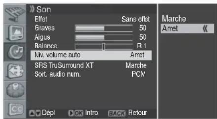 PIONEER PDP42A3HD - Ajustement automatique du volume - 1