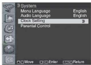 PIONEER PDP42A3HD - Setting the Current Date and Time - 1