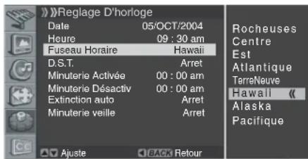 PIONEER PDP42A3HD - Réglage de la date et de l'heure - 4