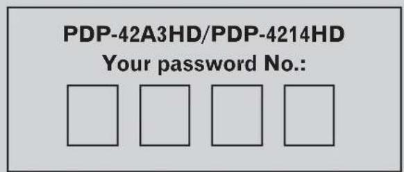 PIONEER PDP42A3HD - Setting the voluntary movie rating system (MPAA) - 6