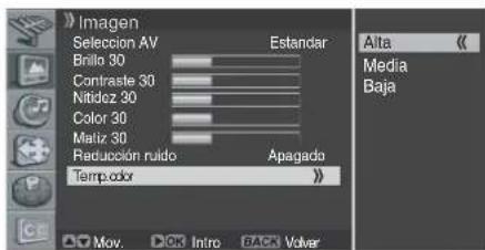PIONEER PDP42A3HD - Temperatura del color - 2
