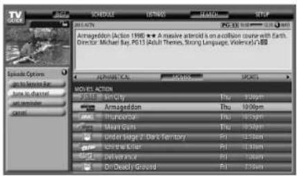 PIONEER PDP5080HD - Searching by category - 4