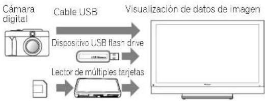 PIONEER PDP5080HD - Utilización de interfaz USB (función Home Gallery) - 1