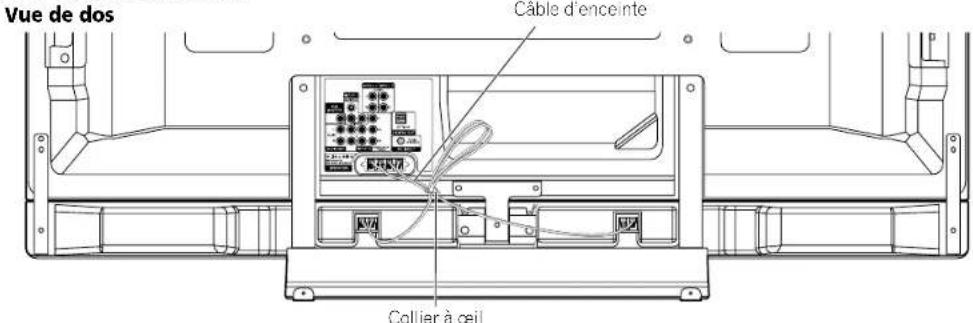 PIONEER PDP5080HD - Cheminement des câbles - 1