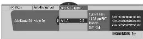 PIONEER PDP5080HD - Clock Setting - 3